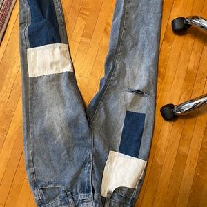 Vintage Patched Jeans